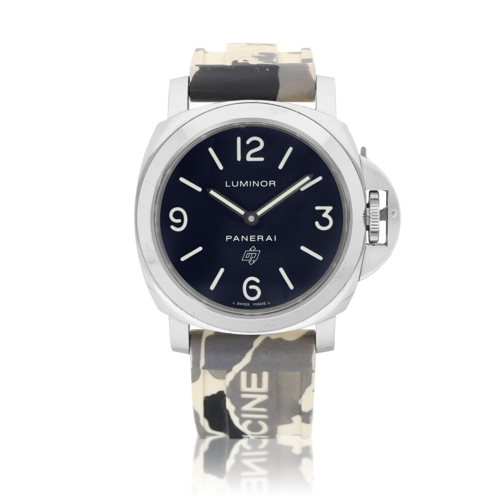 View full screen - View 1 of Lot 8153. Luminor Base Logo, Reference PAM000 | A stainless steel wristwatch, Circa 2015 |沛納海 | Luminor Base Logo 型號PAM000 | 精鋼腕錶,約2015年製.