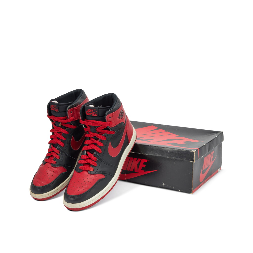 全萤幕检视 - 查看18Nike Air Jordan 1 High 'Bred' 1984 Salesman Sample | Size 9 的1