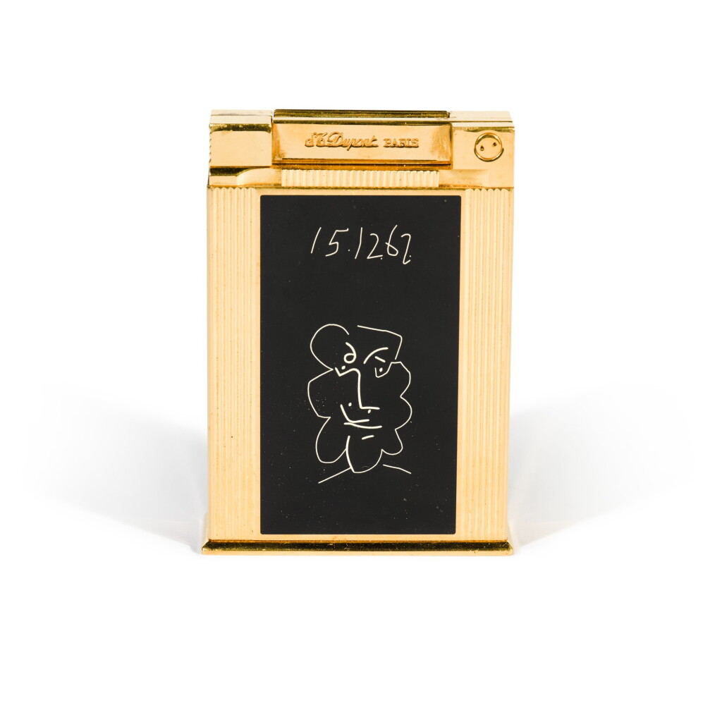 View full screen - View 1 of Lot 137. S.T DUPONT | PICASSO FAUNE EDITION TABLE LIGHTER.
