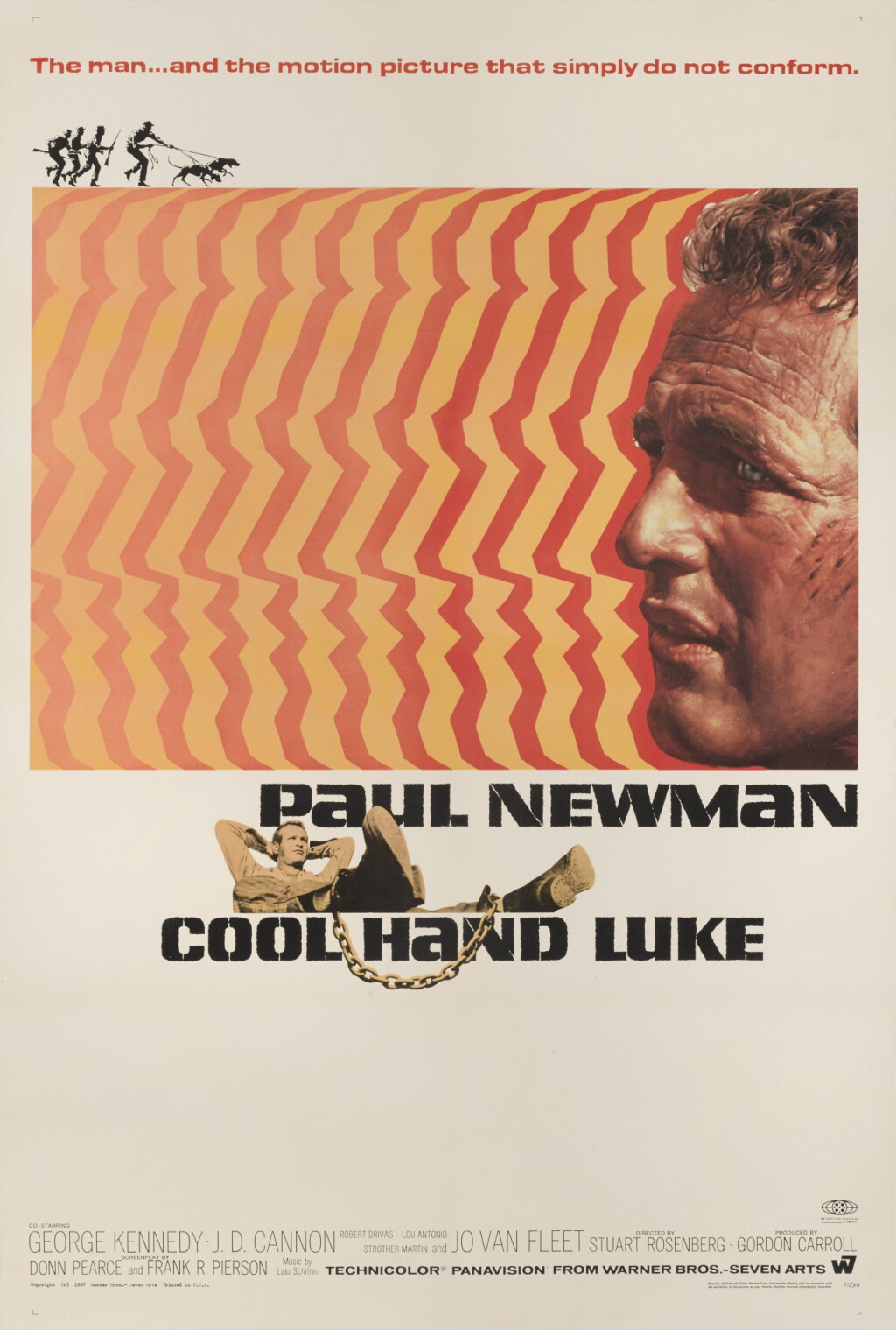 View full screen - View 1 of Lot 11. Cool Hand Luke (1967), poster, US.