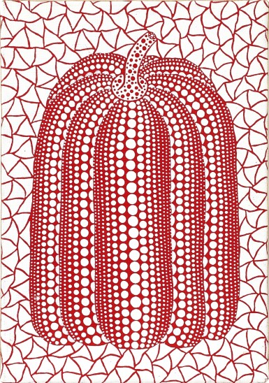 View full screen - View 1 of Lot 812. Yayoi Kusama 草間彌生 | Pumpkin (AAP) 南瓜(AAP).
