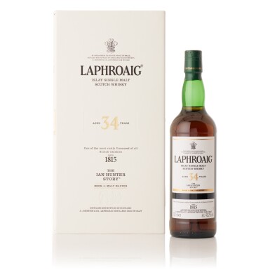 View full screen - View 1 of Lot 6088. Laphroaig 34 Year Old The Ian Hunter Story Book 4: Malt Master 46.2 abv 1987 (1 BT70).