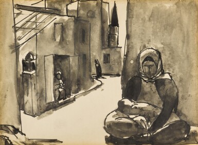 View full screen - View 1 of Lot 208. Little Street in Jerusalem.