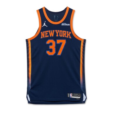 View full screen - View 1 of Lot 101. Matt Ryan New York Knicks 2024-2025 Emirates NBA Cup Game Worn Statement Edition Jersey .