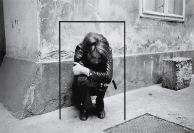 View full screen - View 1 of Lot 19. VALIE EXPORT | 'ZUHOCKUNG II' (SQUAT IN II) (FROM KÖRPERKONFIGURATIONEN (BODY CONFIGURATIONS)).