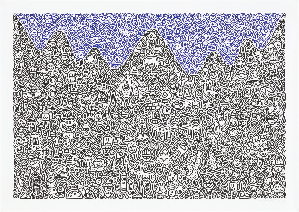 View full screen - View 1 of Lot 1068. MR DOODLE | MOUNTAIN MANIA 狂熱山脈.