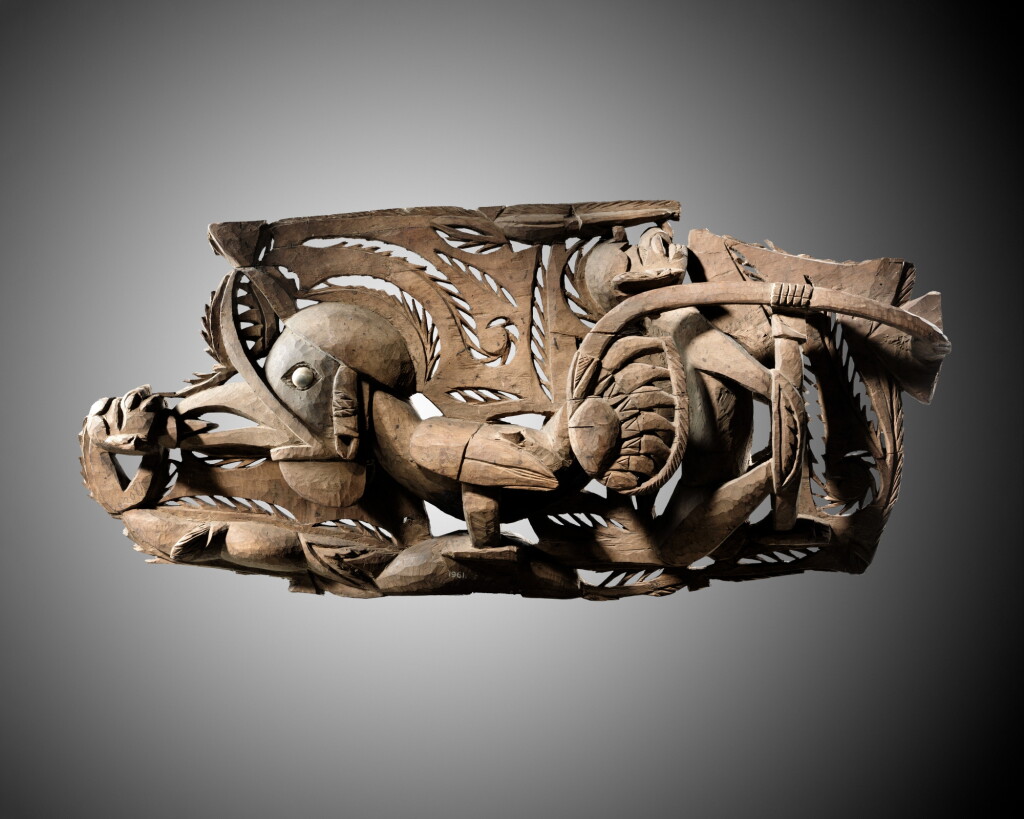 View full screen - View 1 of Lot 15. Malagan Frieze, New Ireland, Bismarck Archipelago, Papua New Guinea.