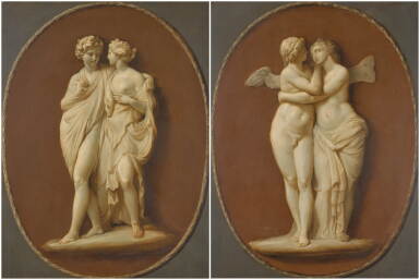 View full screen - View 1 of Lot 85. Bacchus and Ariadne; Cupid and Psyche.