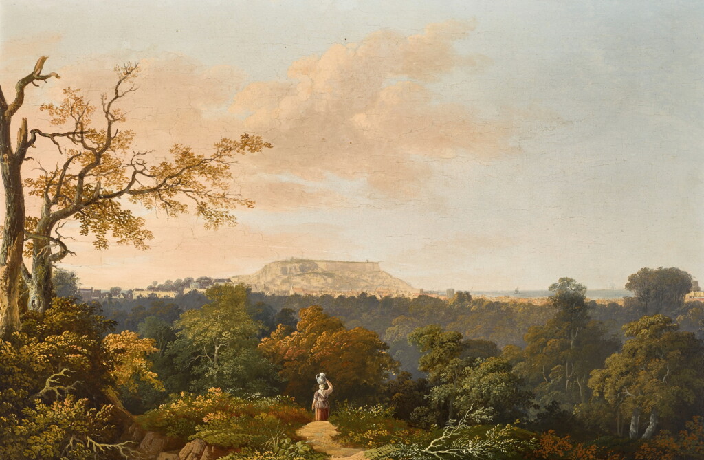 View full screen - View 1 of Lot 80. Jersey, view of Fort Regent, St Helier.