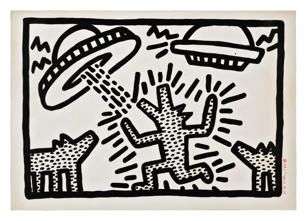 全萤幕检视 - 查看64KEITH HARING | UNTITLED 1-6: ONE PLATE (LITTMANN P. 20)的1
