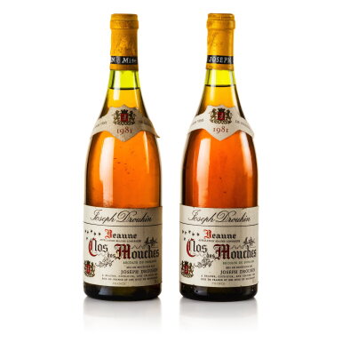 View full screen - View 1 of Lot 428. Beaune, Clos des Mouches Blanc 1981 Joseph Drouhin (2 BT).
