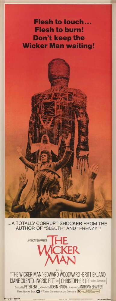 View full screen - View 1 of Lot 99. The Wicker Man (1973), poster, US.