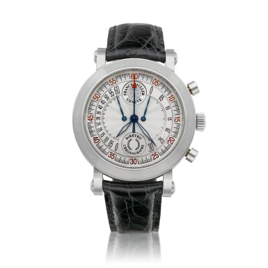 View full screen - View 1 of Lot 8035. Biretro Chronographe, Reference 7000 CC B | A stainless steel chronograph wristwatch with retrograde seconds and chronograph register, Circa 2000 | Biretro Chronographe 型號7000 CC B | 精鋼計時腕錶,備逆跳秒及計時小錶盤,約2000年製.