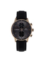 IWC | PORTUGIESER, REF 371482 PINK GOLD CHRONOGRAPH WRISTWATCH CIRCA 2012