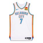 Chet Holmgren Oklahoma City Thunder 2024-2025 Game Worn Association Edition Jersey | Double-Double | 2025 NBA Champion
