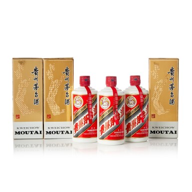 View full screen - View 1 of Lot 2172. 2013年產"飛天牌"貴州茅台酒 Kweichow Flying Fairy Moutai 2013 (3 BT50).