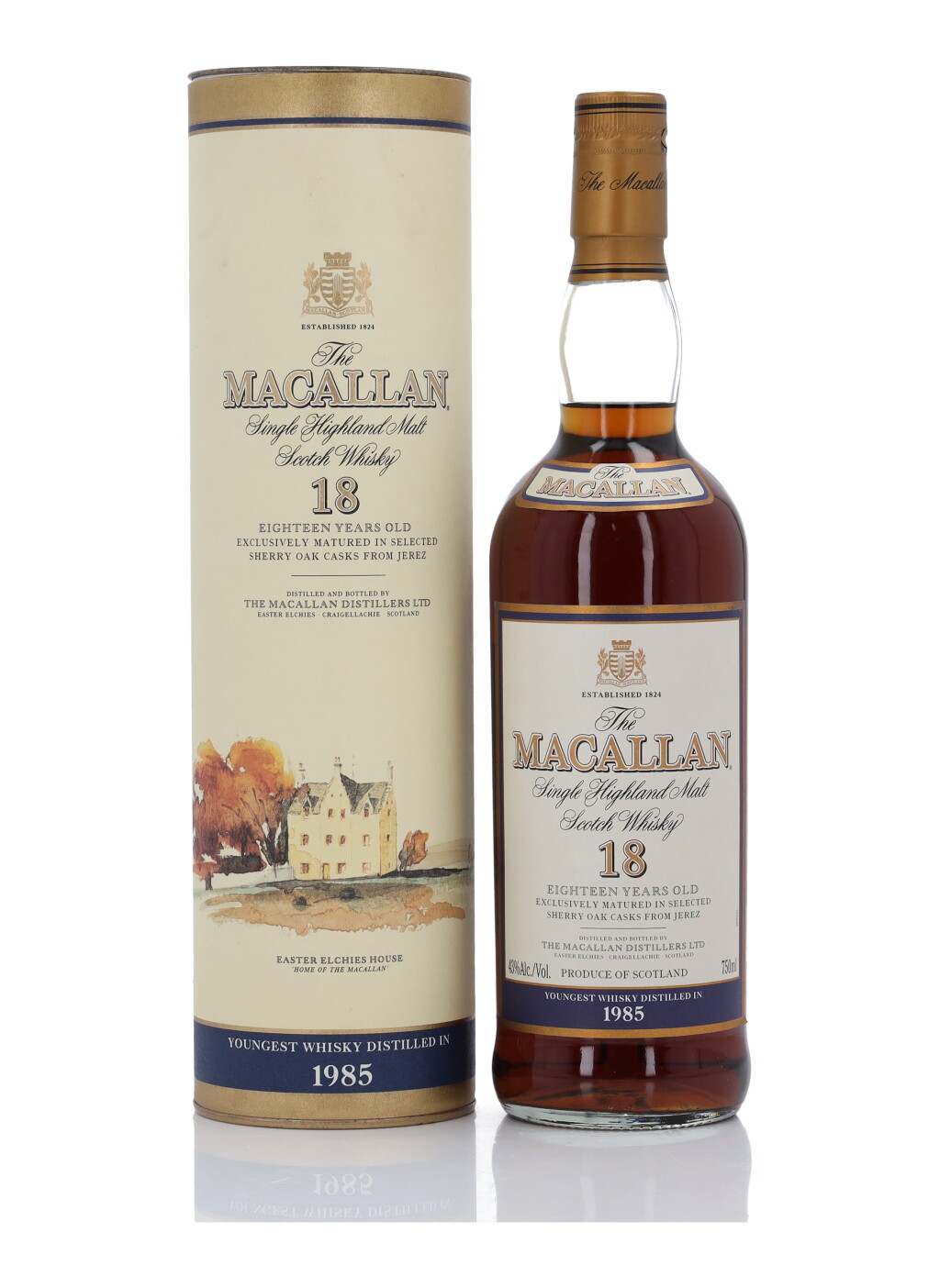 View full screen - View 1 of Lot 22. The Macallan 18 Year Old Sherry Oak 43.0 abv 1985 (1 Bottle 75cl).