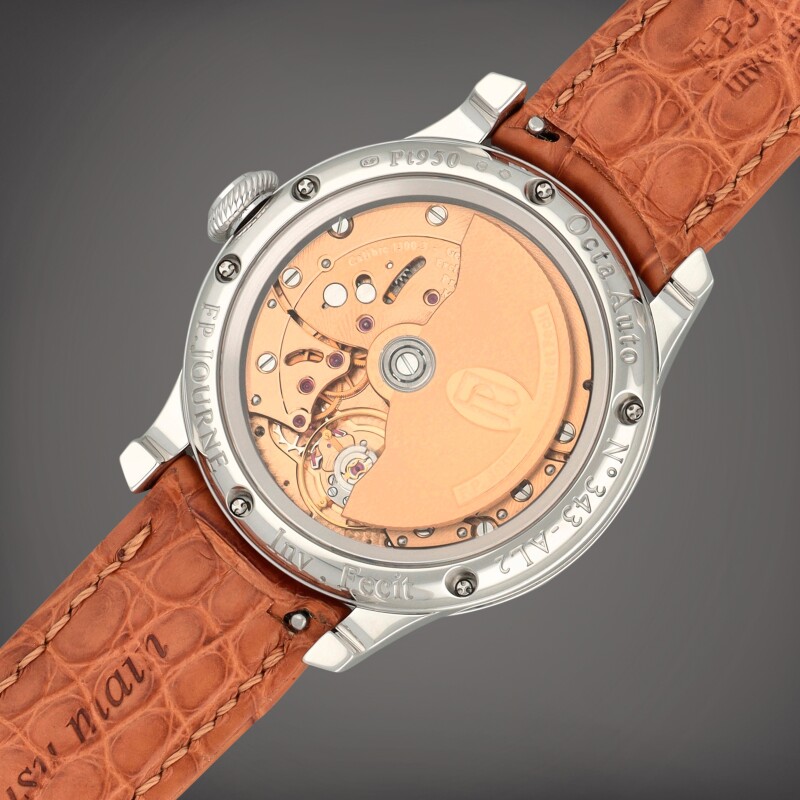 F P Journe Automatique Lune Havana A Platinum Automatic Wristwatch F p journe automatique lune havana a platinum automatic wristwatch