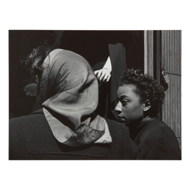 View full screen - View 1 of Lot 17. ROY DECARAVA | 'TWO WOMEN, MANNEQUIN'S HAND'.