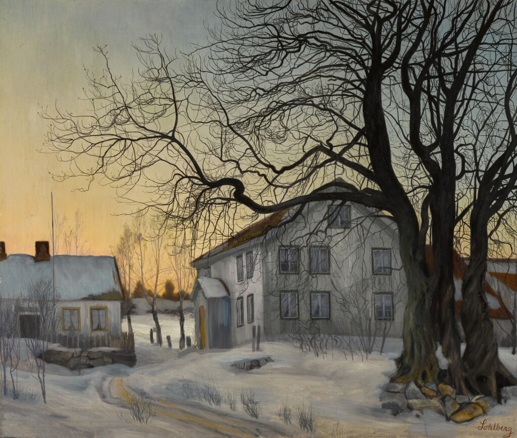 View full screen - View 1 of Lot 36. The Old Captain’s House, Winter Afternoon 《冬日午後的老船長家》.