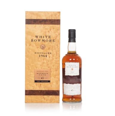 View full screen - View 1 of Lot 26. Bowmore White Bourbon Cask 43 Year Old 42.8 abv 1964 (1 BT70).