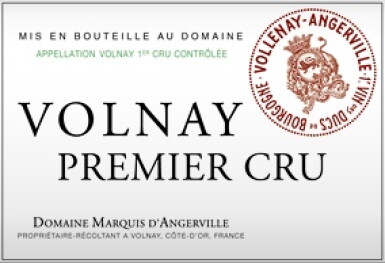 View full screen - View 1 of Lot 412. Volnay, Premier Cru 2012 Marquis d'Angerville (12 BT).