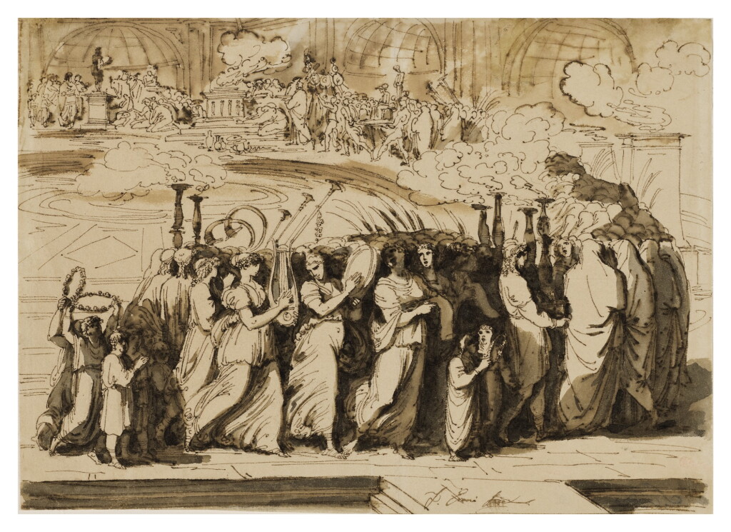 Voir en plein écran - Voir 1 du lot 273. A Sacrificial Procession.