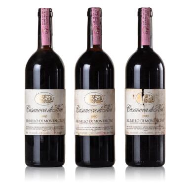 View full screen - View 1 of Lot 481. Brunello di Montalcino 1990 Casanova Di Neri (3 BT).