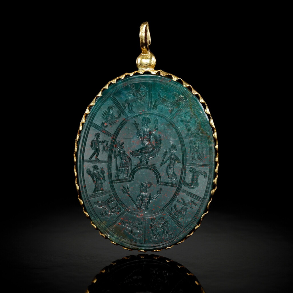 View full screen - View 1 of Lot 264. Intaglio with the Zodiac.