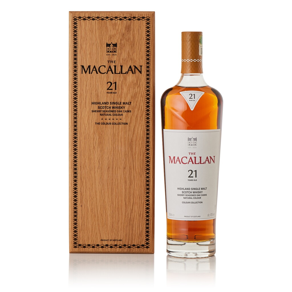 View full screen - View 1 of Lot 221. The Macallan 21 Year Old Colour Collection 43.0 abv NV (1 BT70).