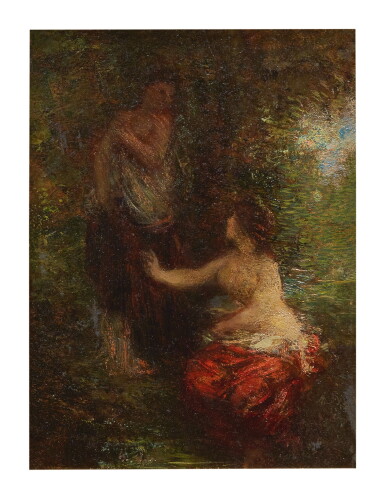 View full screen - View 1 of Lot 19. HENRI FANTIN-LATOUR | DEUX BAIGNEUSES.