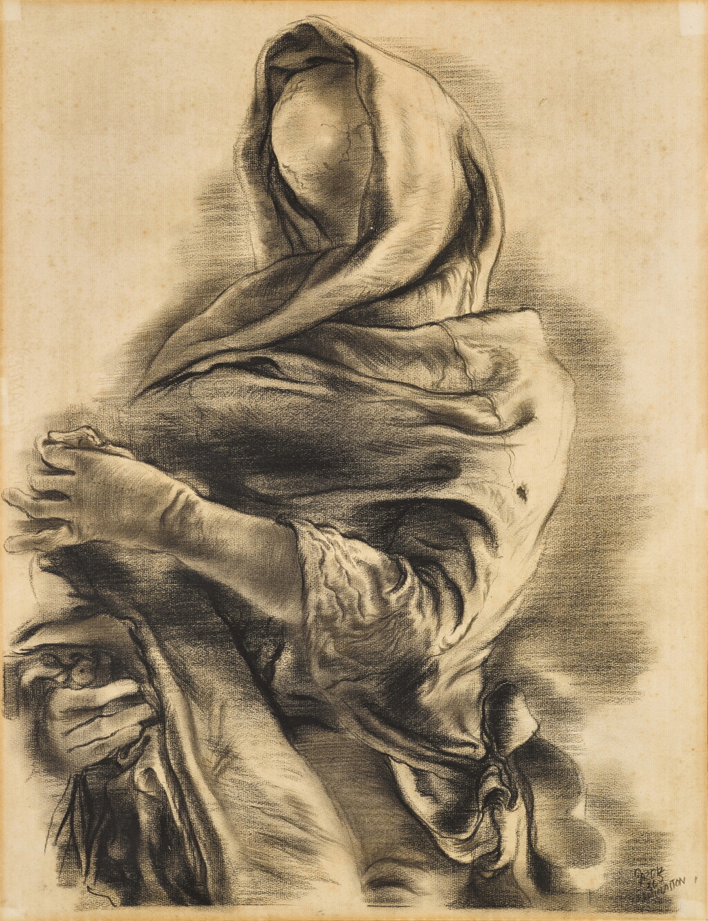 View full screen - View 1 of Lot 105. Drapiertes Modell (Draped Dummy).