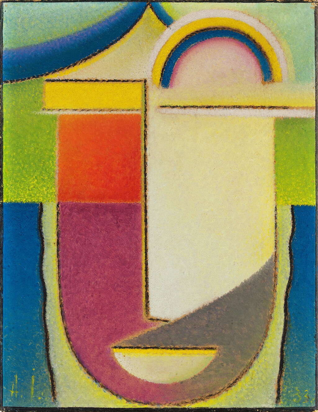 View full screen - View 1 of Lot 626. Abstrakter Kopf: Ostern (Abstract Head: Easter).