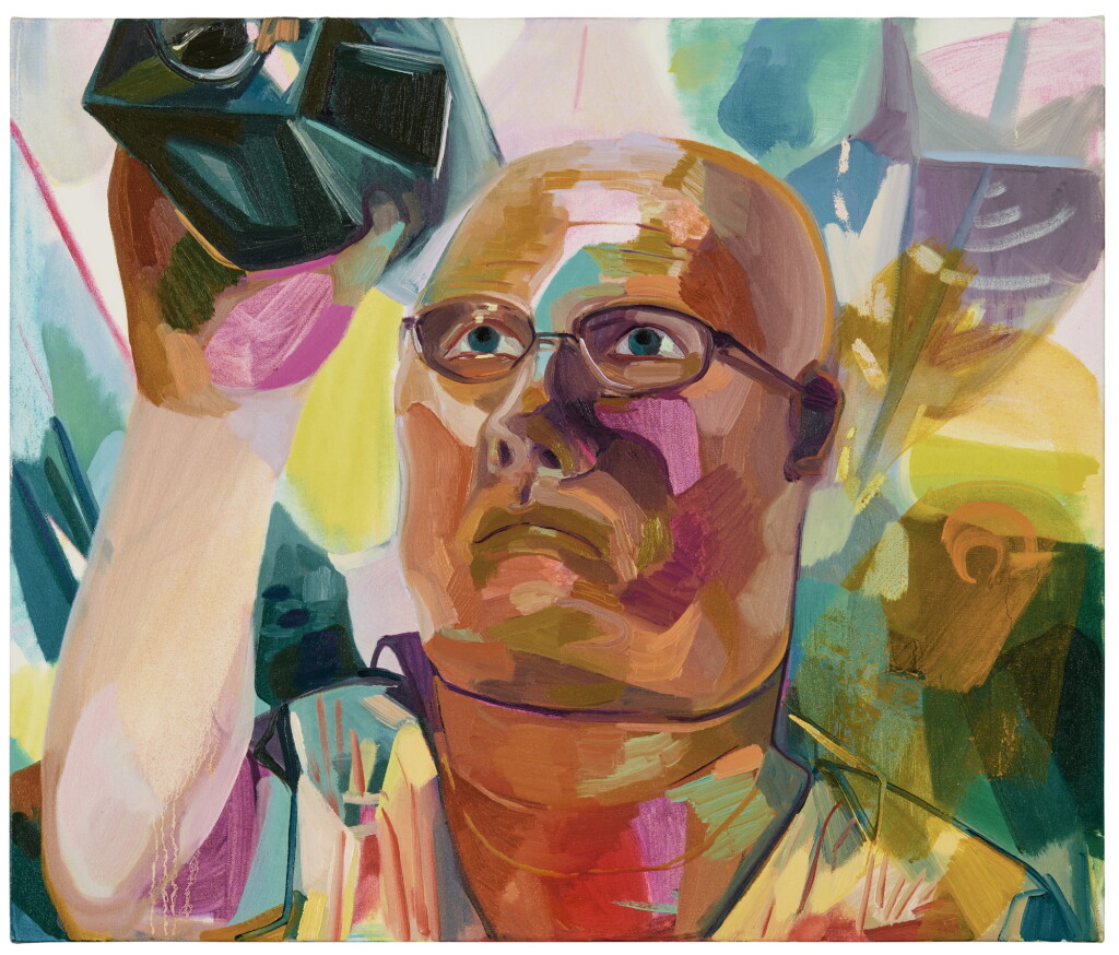 View full screen - View 1 of Lot 17. DANA SCHUTZ | MAN WITH A VIDEO CAMERA.