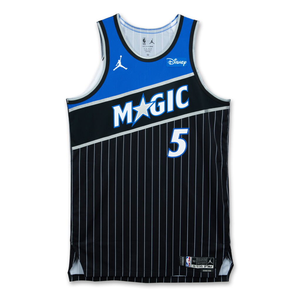 View full screen - View 1 of Lot 14. Paolo Banchero Orlando Magic 2025-2026 Game Worn Statement Edition Jersey .
