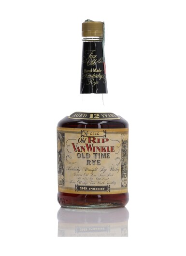 View full screen - View 1 of Lot 1145. Old Rip Van Winkle 12 Year Old 'Old Time Rye' 90 Proof NV (1 Bottle 75cl).