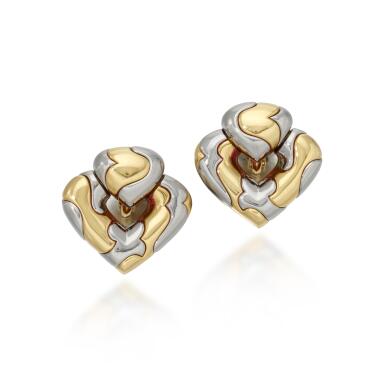 View full screen - View 1 of Lot 112. Marina B, Pair or ear clips (Paio di orecchini, Marina B).