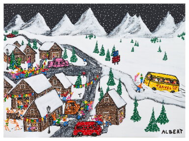 View full screen - View 1 of Lot 599. Albert Willem 阿爾伯特 · 威廉 | Snowbound 大雪紛飛.