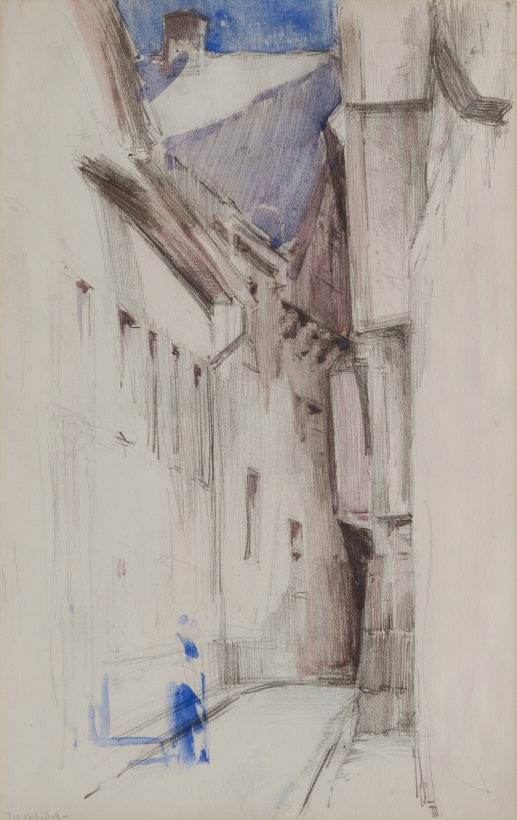 View full screen - View 1 of Lot 114. In a Narrow Street.