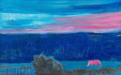 View full screen - View 1 of Lot 714. André Brasilier 安德烈・布拉吉利 | Harmonie du soir en Tardenois 塔德努瓦寧靜之夜.