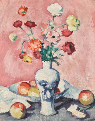 View full screen - View 1 of Lot 7. Carnations and Ranunculus.