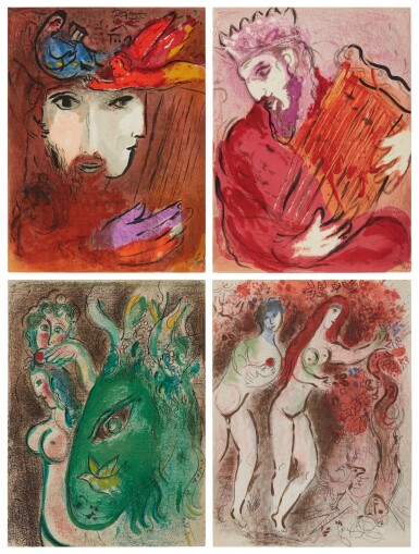 View full screen - View 1 of Lot 70. Verve: Four Plates (Mourlot 132, 134, 233 & 235; See Cramer Books 25 & 42).