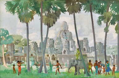 View full screen - View 1 of Lot 265. Tran Binh Loc 陳平祿 | Angkor Wat Temple, Cambodia 柬埔寨 吳哥窟.