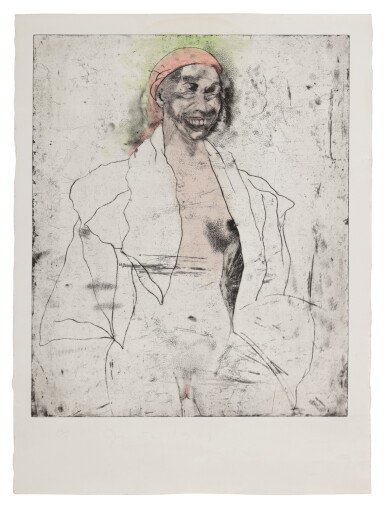 View full screen - View 1 of Lot 1135. JIM DINE | OUR NURSE AT HOME (FROM EIGHT SHEETS FOR AN UNDEFINED NOVEL, STATE II).