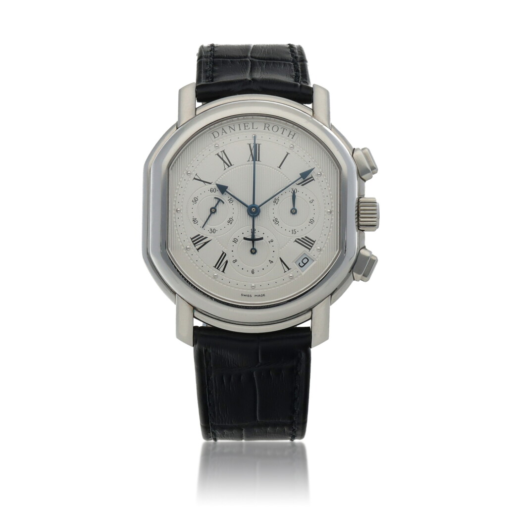 View full screen - View 1 of Lot 16. Stainless steel chronograph wristwatch with date Circa 2005.