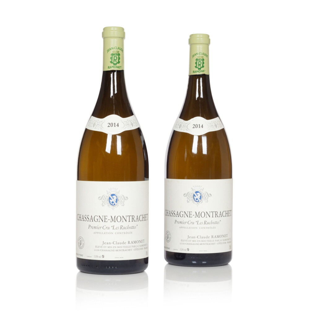 View full screen - View 1 of Lot 8302. Chassagne Montrachet, Les Ruchottes 2014 Domaine Ramonet (2 MAG).