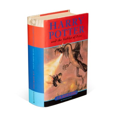 View full screen - View 1 of Lot 240. J.K. Rowling | Harry Potter and the Goblet of Fire, 2000, second impression, inscribed by the author.