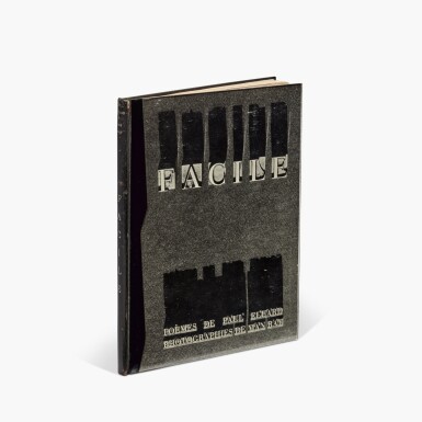 View full screen - View 1 of Lot 445. Man Ray and Paul Éluard | Presentation copy of Facile, with 5 original photographs .