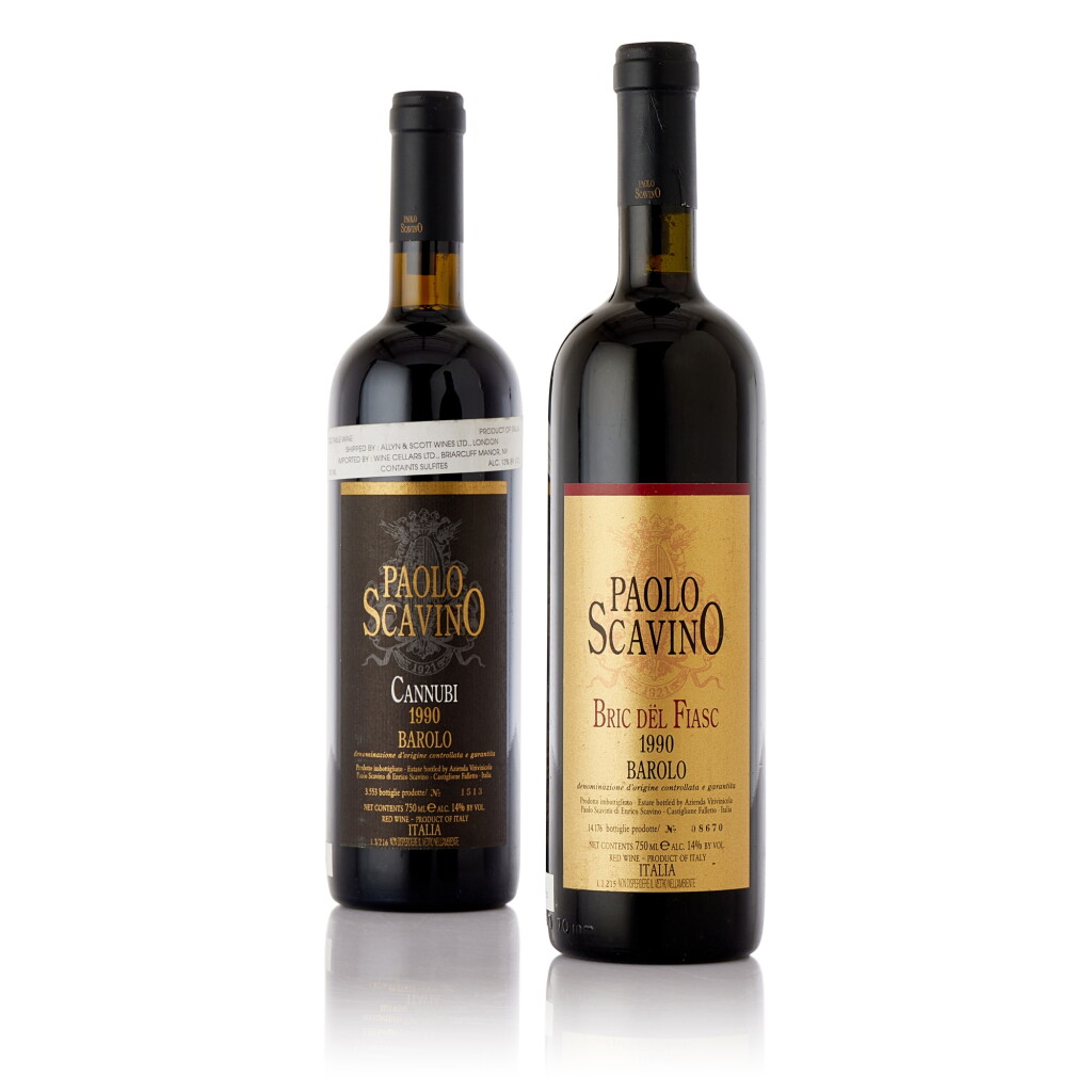 View full screen - View 1 of Lot 6332. Barolo, Bric dël Fiasc 1990 Paolo Scavino (12 BT).
