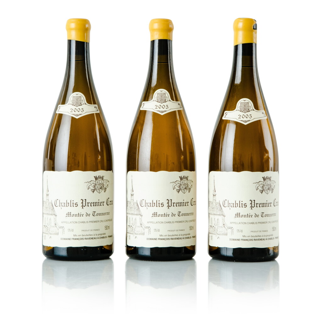 View full screen - View 1 of Lot 262. Chablis, Montée de Tonnerre 2005 Domaine Raveneau (3 MAG).